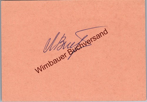 Original autogramm maria - autogramm,