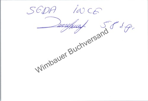 Original autogramm seda - autogramm,
