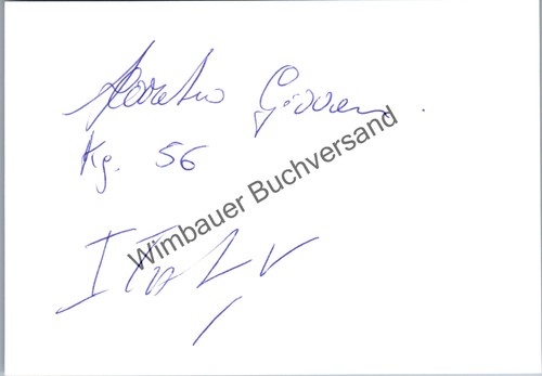 Original autogramm giovanni - original,